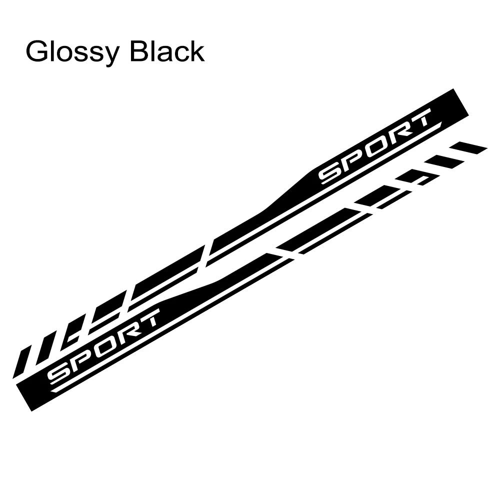 2PCS Car Door Side Skirts Stickers Sport Car Vinyl Decals Self-adhesive Car Body Decoration Sticker Accessories For Toyota RAV4