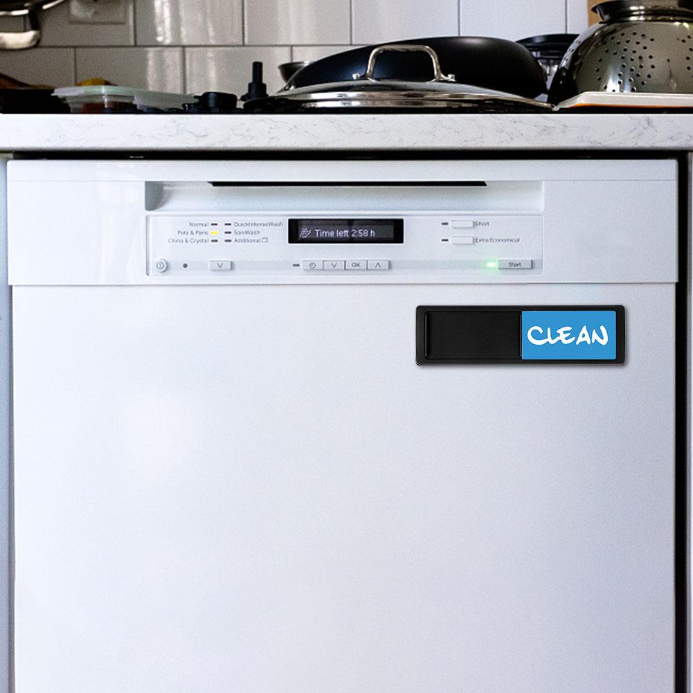 1 st Diskmaskinsmagnet Ren Smutsig Skylt för Diskmaskin Eller Kylskåp, Magnetisk Ren Smutsig Diskmaskinsmagnet Indikator Markör