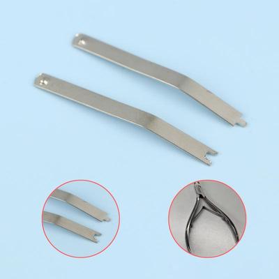1/5Pairs Cuticle Trimmer Nail Art Scissors Stainless Steel Flat Spring Small Needle Pliers Spring Accessories