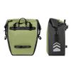 Water Resistant Bicycles Commuting Bag Double Side Saddles Bag with Reflective Trim Luggage Carriers Panniers Bag