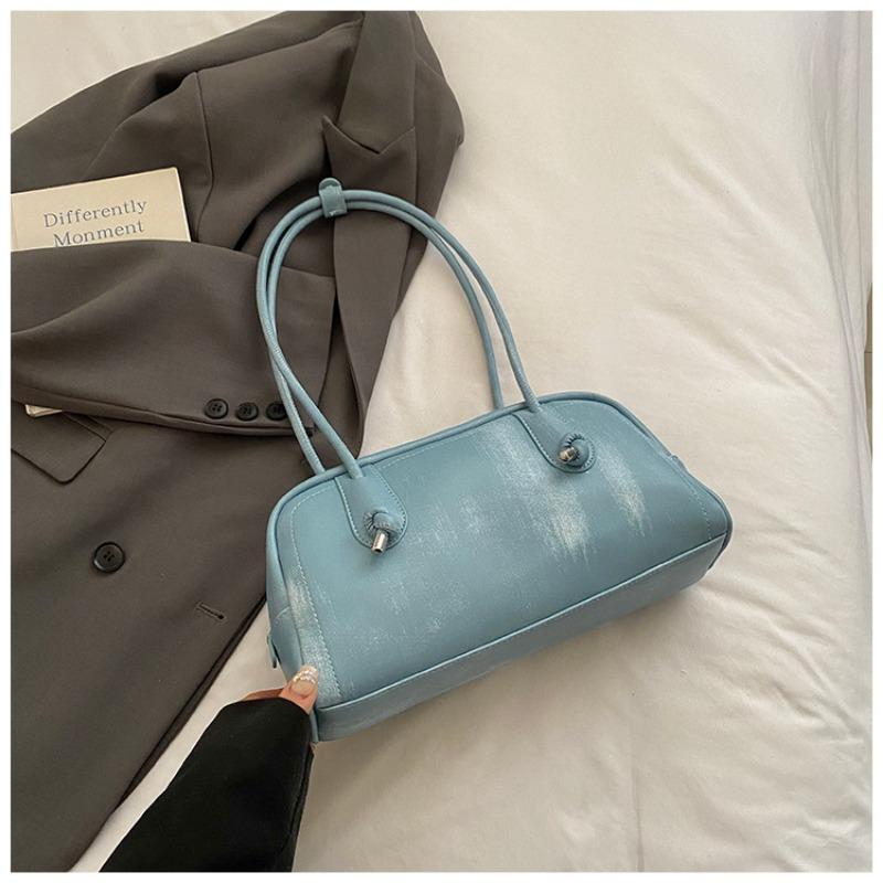 

Large capacity bowling bag women s new fashion simple bag versatile portable shoulder bag синій