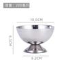 Industrial Style Ramen Bowl Stainless Steel Short Footed Fruit Bowl Yogurt Ice Cream Pudding Cup Home Dessert Cups Kitchenware