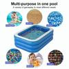 Baby Swimming Pool Inflatable Secure Design Kids Splash Pad Air Pump Included