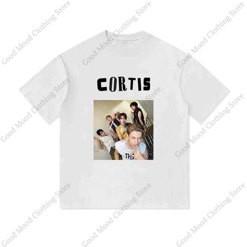 CORTIS T Shirt KEONHO JUHOON SEONGHYEON Print Tshirt Kpop Streetwear Fashion Fans Unisex Women Cotton Summer Short Sleeve Tee Tops