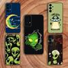 Singular Space UFO Alien Phone Case for Samsung S Series S21 S22 S23 S24 S25 FE Plus Ultra TPU Soft To Skin-friendly Case
