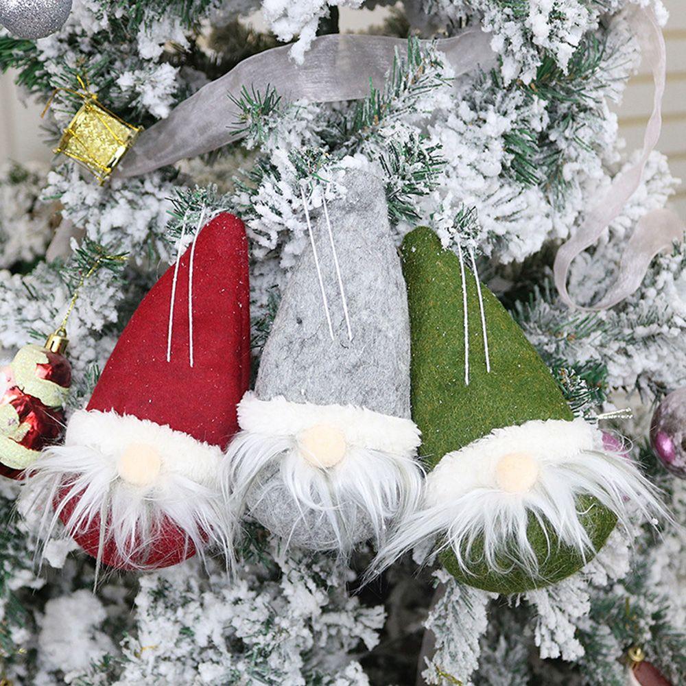 Adornment Hanging Pendants Xmas Tree Embellishment Stuffed Toys Faceless Dwarf Christmas Dolls