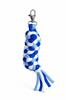 Hobby Horse Braided Rope Lead - Sky Blue/Blue/White