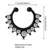 1 Pcs Fake Piercing Nose Ring For Women Clip Septum Rock Hip Hop Punk  Body Jewelry Fake Perforation Nose Studs