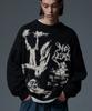 NOT4NERD Judgment Mohair Knit Sweater - Black