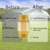 1 Inch Heavy Duty Check Valve - Bronze Backflow Preventer for Well Pump, Water Tank & Plumbing, Horizontal Flow One-Way Valve, Corrosion Resistant