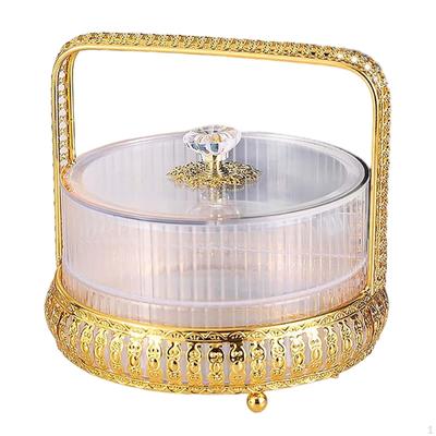 Acrylic Cake Stand Salad Bowl with Dome Cover for Diners Restaurants Cupcakes Pastry