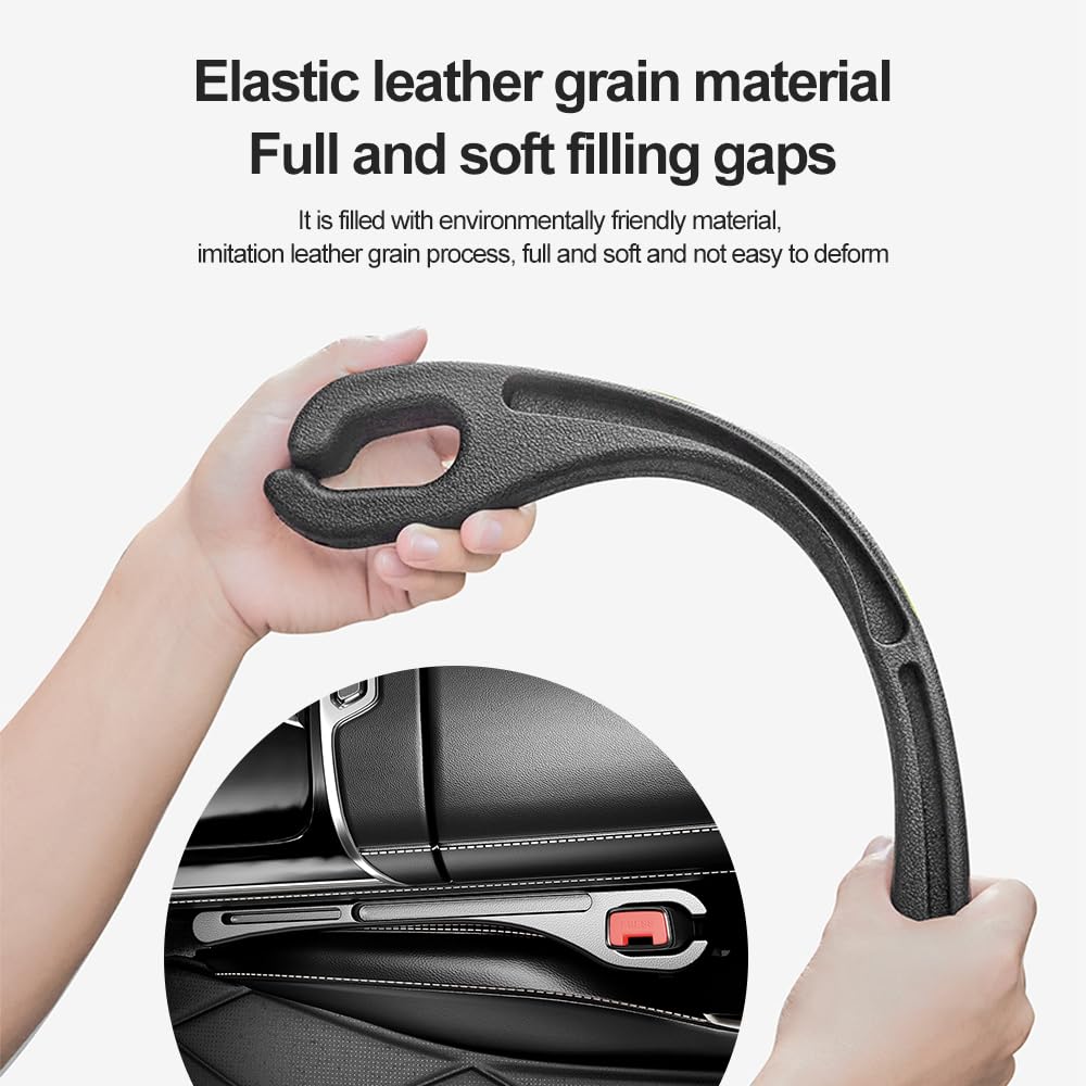 2-teiliger Organizer zum Füllen von Autositzlücken mit Telefonhalter, Upgrade der Autositzlücke zur Vermeidung von Stürzen, unverzichtbares Autozubehör zum Füllen von Autoseitensitzlücken