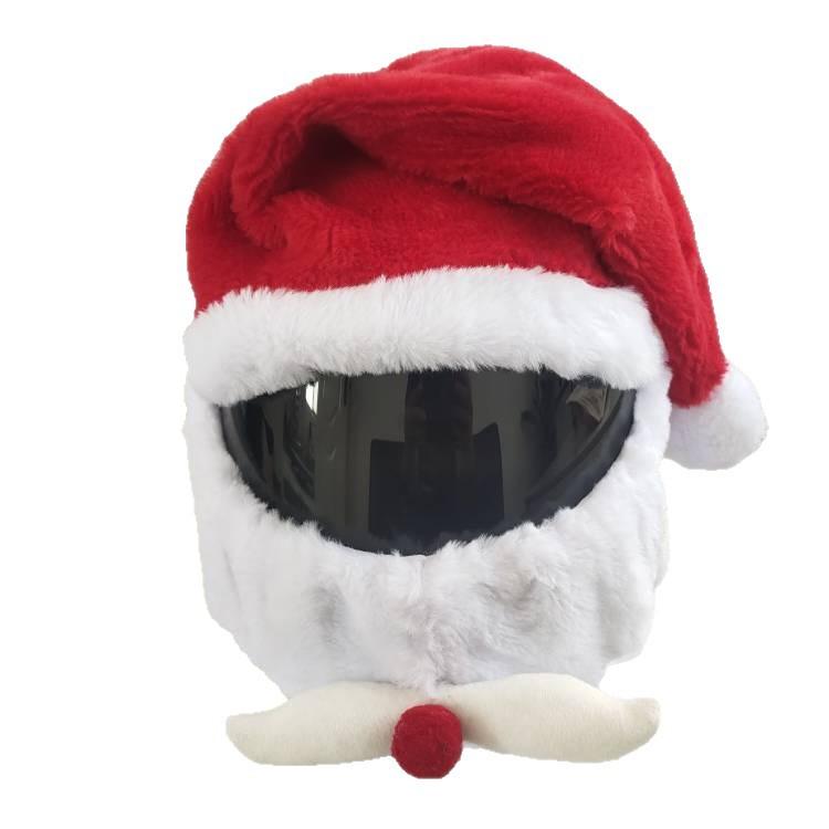 

Santa Claus Helmet Cover – Festive Full-Face Christmas Motorcycle Helmet Slipcover for Holiday Decor & Gift
