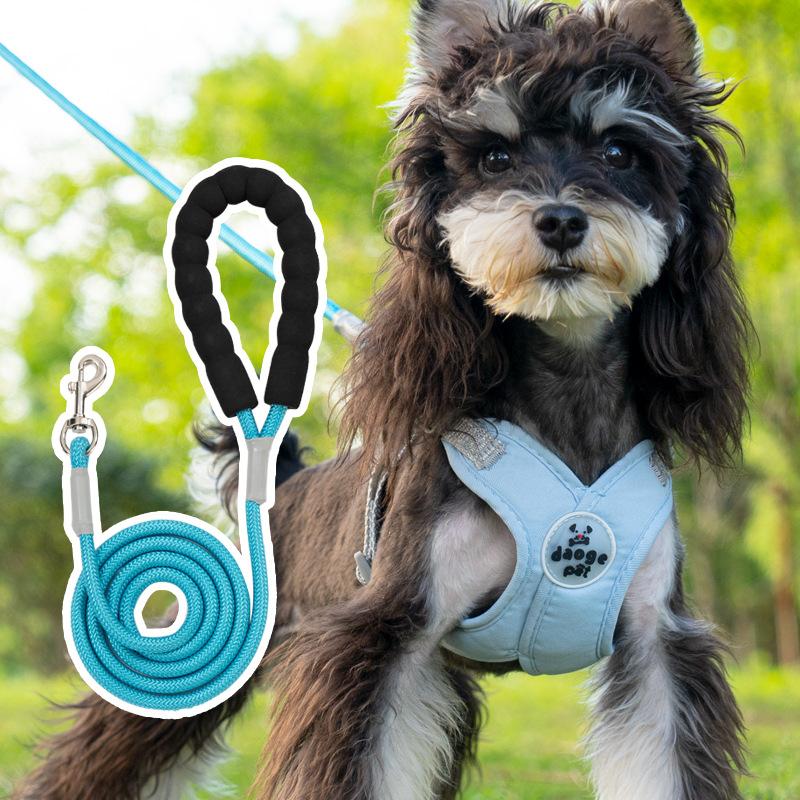 

Новый поводок для питомца, жилет, шлейка для груди и спины собаки, светоотражающий поводок для собаки, товары для питомцев S синий