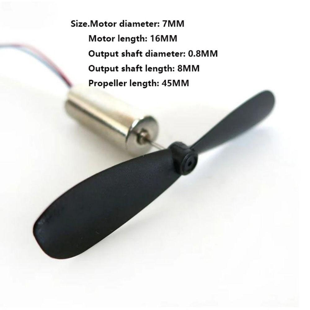 2pcs/set 716 7*16MM Great Torque High Speed Motor DC3.7-4.2V Micro DIY Helicopter Parts