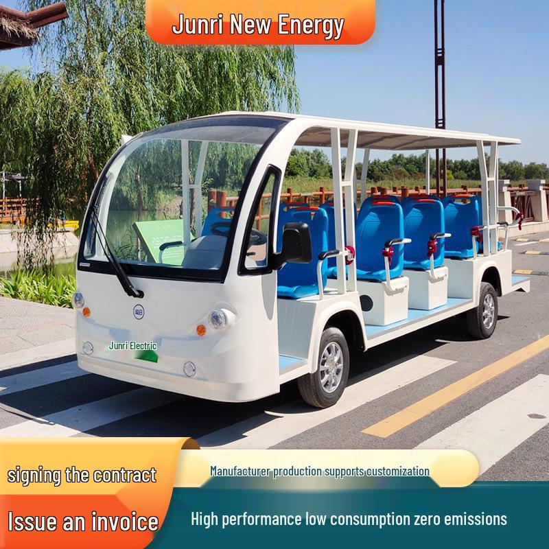 Electric Sightseeing Shuttle for Tours and Attractions