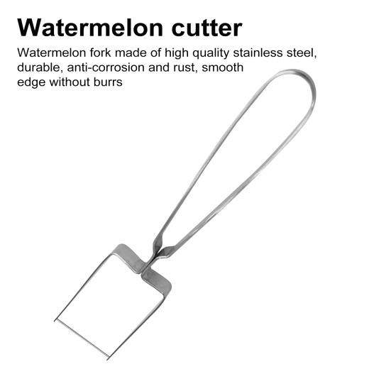 Watermelon Cutter Slicer Tool Stainless Steel Watermelon Windmill Cutter Portable Fruit Slicer for Home Party Camping