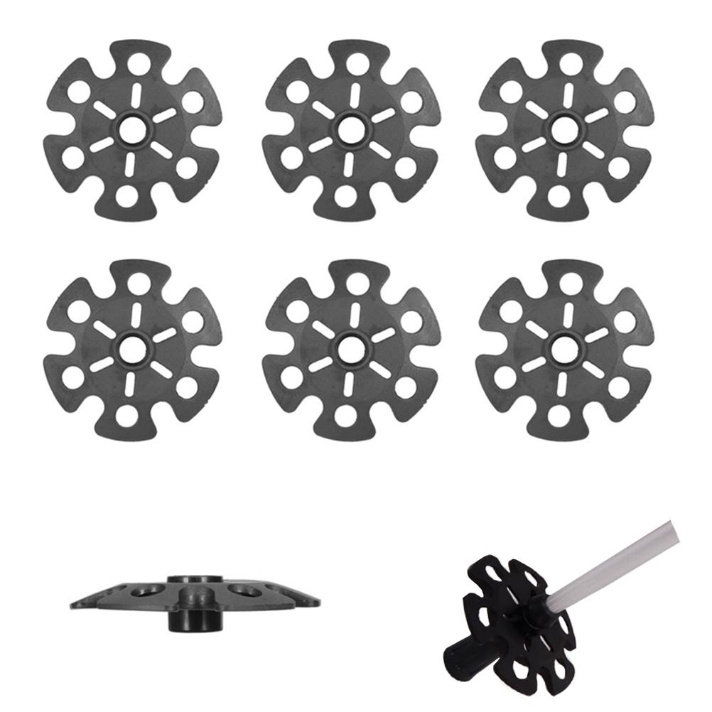 6Pcs Trekking Pole Snow Baskets Hiking Pole Replacement Tips Accessory for Snow Mud Sand