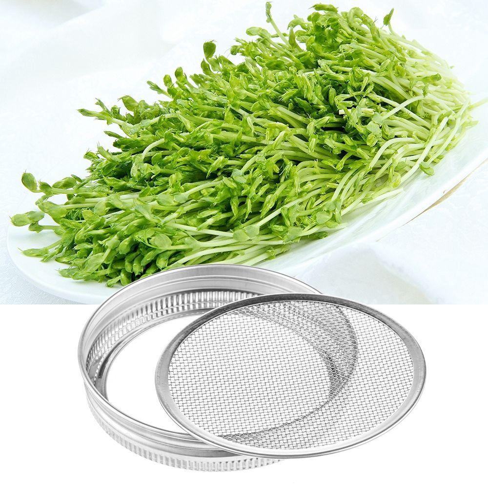 Mesh Screen Stainless Steel for Mason Jar Nursery Trays Sprout Cover Seed Growing Sprouting Lid
