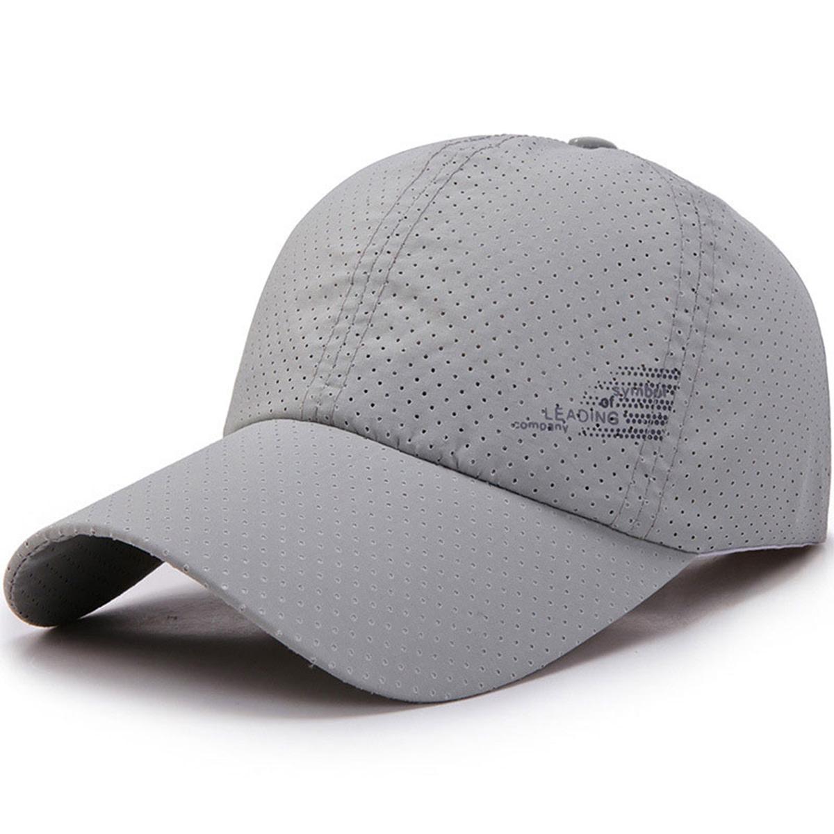 

Unisex LEADING Baseball Net Caps Spring Summer Outdoor Adjustable Casual Hats Sunscreen Hat Sports Cap серый