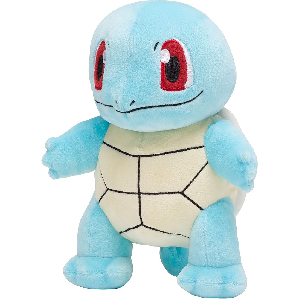 Pokemon Center Original Squirtle Plush Toy 21x15x13 cm Soft Stuffed Animal