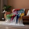 Colorful Shorts Art Blanket for All Seasons Blanket Lunch Break Throw Gift