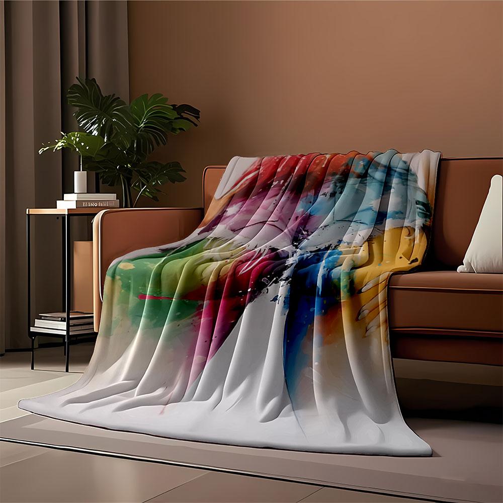 Colorful Shorts Art Blanket for All Seasons Blanket Lunch Break Throw Gift