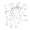Spring Stainless Steel Snap Hook: Wire Clip Buckle, Elastic Snap Ring, U-Shape/C-Shape Retaining Ring