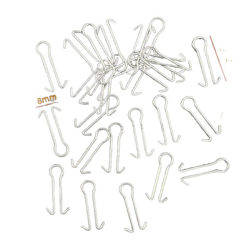 Spring Stainless Steel Snap Hook: Wire Clip Buckle, Elastic Snap Ring, U-Shape/C-Shape Retaining Ring