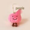 Fruit Plush Toy Keychain - Persimmon, Apple, Banana Backpack Accessory
