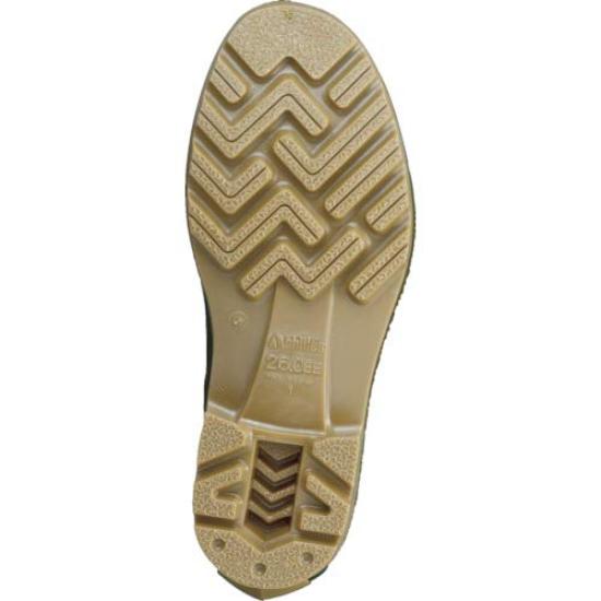 Achilles TWB 2100 Rain Work Made in Adjustable Size cm Boots, Oil-Resistant Boots, Japan, Length, 2E, Unisex, Black/Brown, 24.0