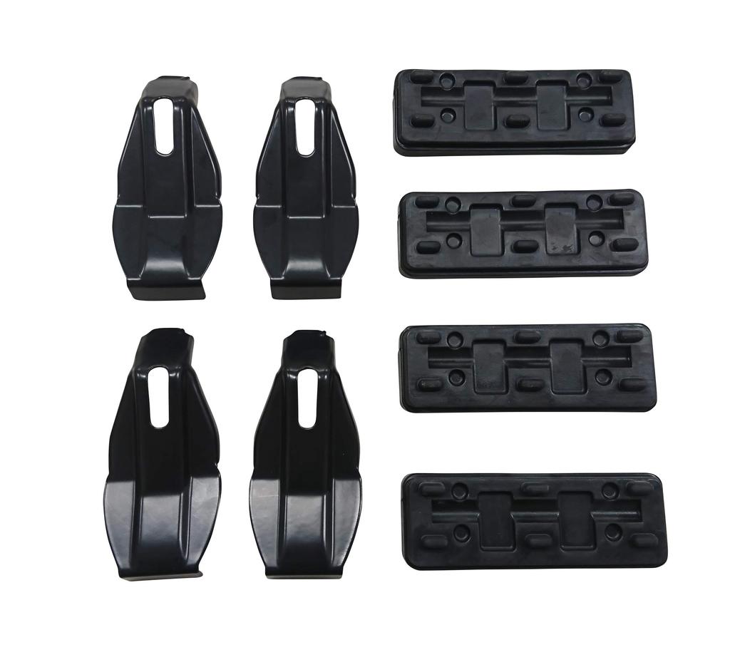 Terzo Carrier Set of for Honda Airwave (by PIAA) Roof/Base Holder, 4, Black, GJ1.2 (EH333)