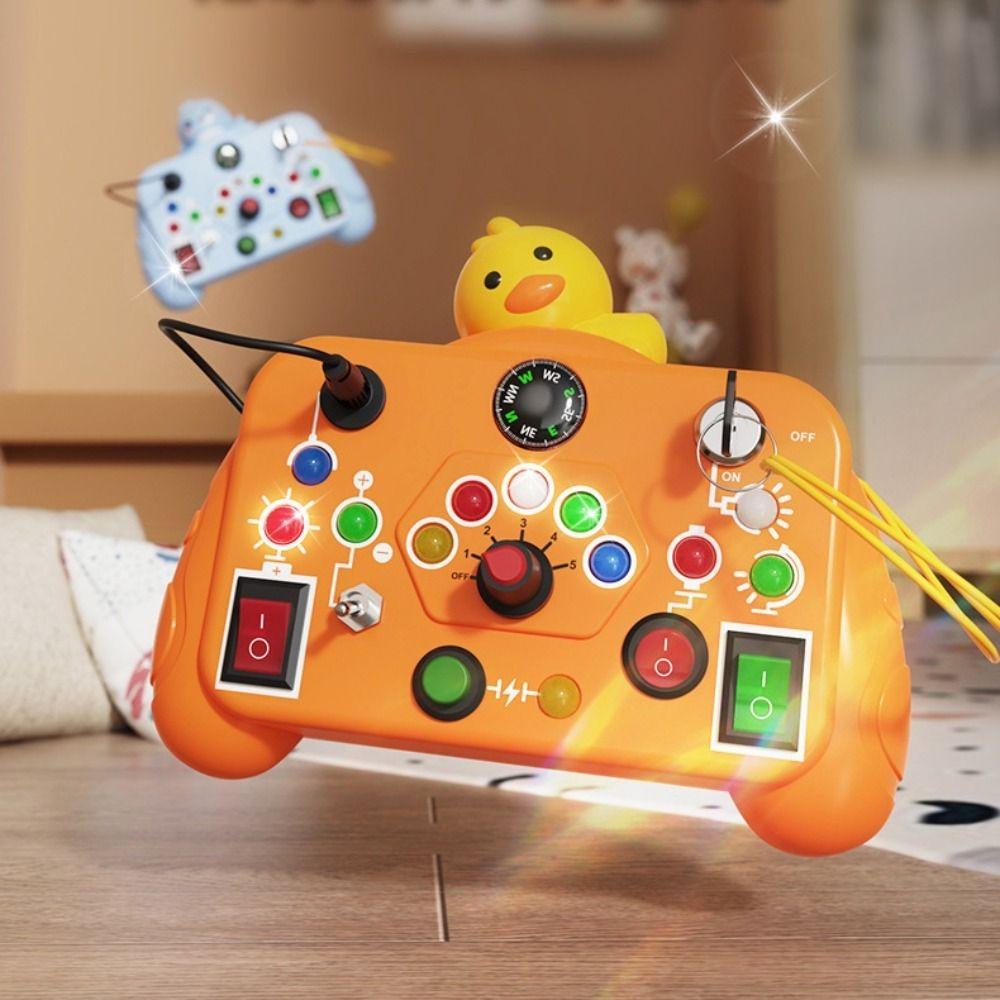 with LED Light Baby Sensory Board Switch Toy  For Kids Preschool Learning