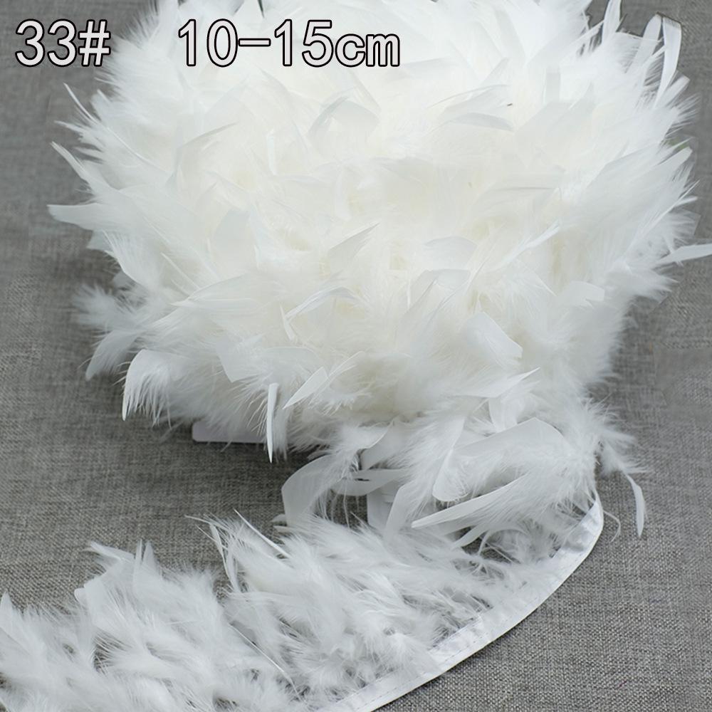 Weiße Feder Kollektion: DIY Handgemachte Bekleidungsaccessoires mit Gänse- und Truthahnfedern