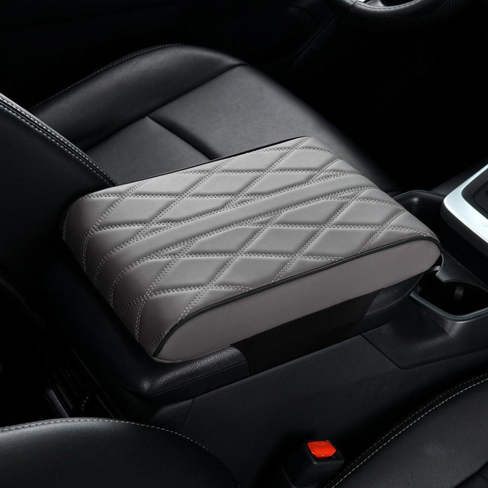 Car Armrest Box Pad Armrest Cushion For Car Soft Faux Leather Car Armrest Protector Comfortable Heightening Mat For Protective