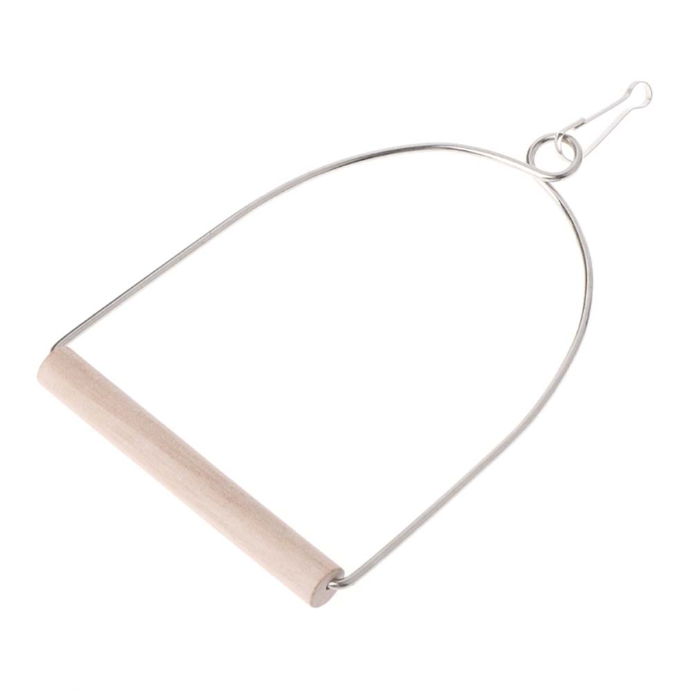 Wooden Hanging Swings Toy Bird  Supplies Swing Bird Stand Parrots Swing Toy Hammock Birds Perch