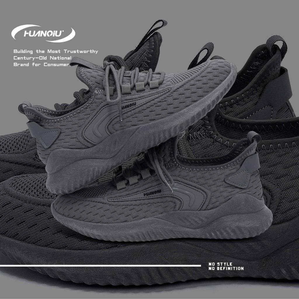 Global Coconut Shoes Men's ZHQ1268 Summer Fly-woven Mesh Men's Shoes Breathable and Versatile Sports Soft-soled Casual Shoes