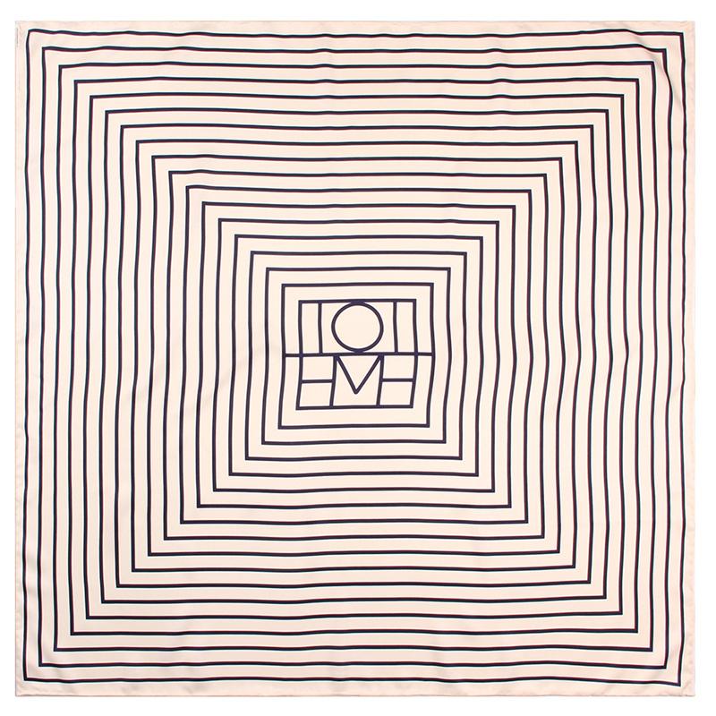 POBING Manual Hand Rolled Twill Silk Scarf Women Animals Kingdom Square Scarves Echarpes Foulards Femme Wrap Bandana Hijab 90CM