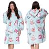 Blanket Sweatshirt Oversize Warm Thick Blanket Sweatshirt 2In1Xxl Sloves Furry [Ub-Kb-Wz-12