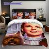 Fantasy Journey Through Emerald City Three-piece set (1 * duvet cover + 2 * pillowcase, without core) 2D Flat Soft and comfortable Bedding set