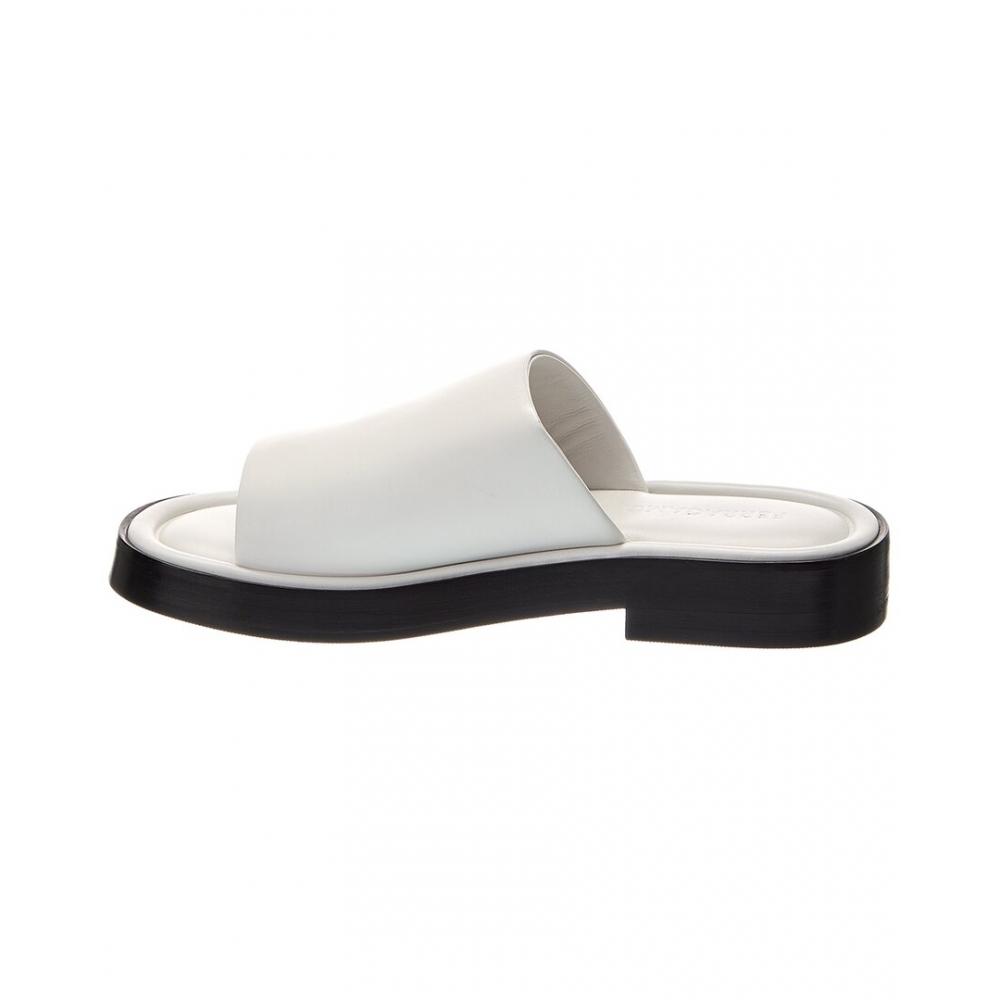 Salvatore Ferragamo Ferragamo Giunone Leather Sandal White