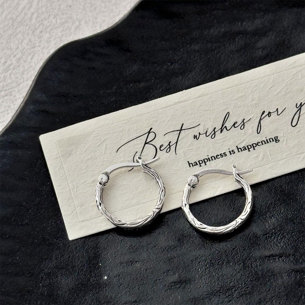 Серьги-кольца в полоску в стиле  холодный ветер  для женщин, серьги с характером в стиле  холодный ветер , серьги с утонченным дизайном, универсальные, персонализированные серьги