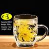 Sichun Household Transparent Glass Mug with Handle