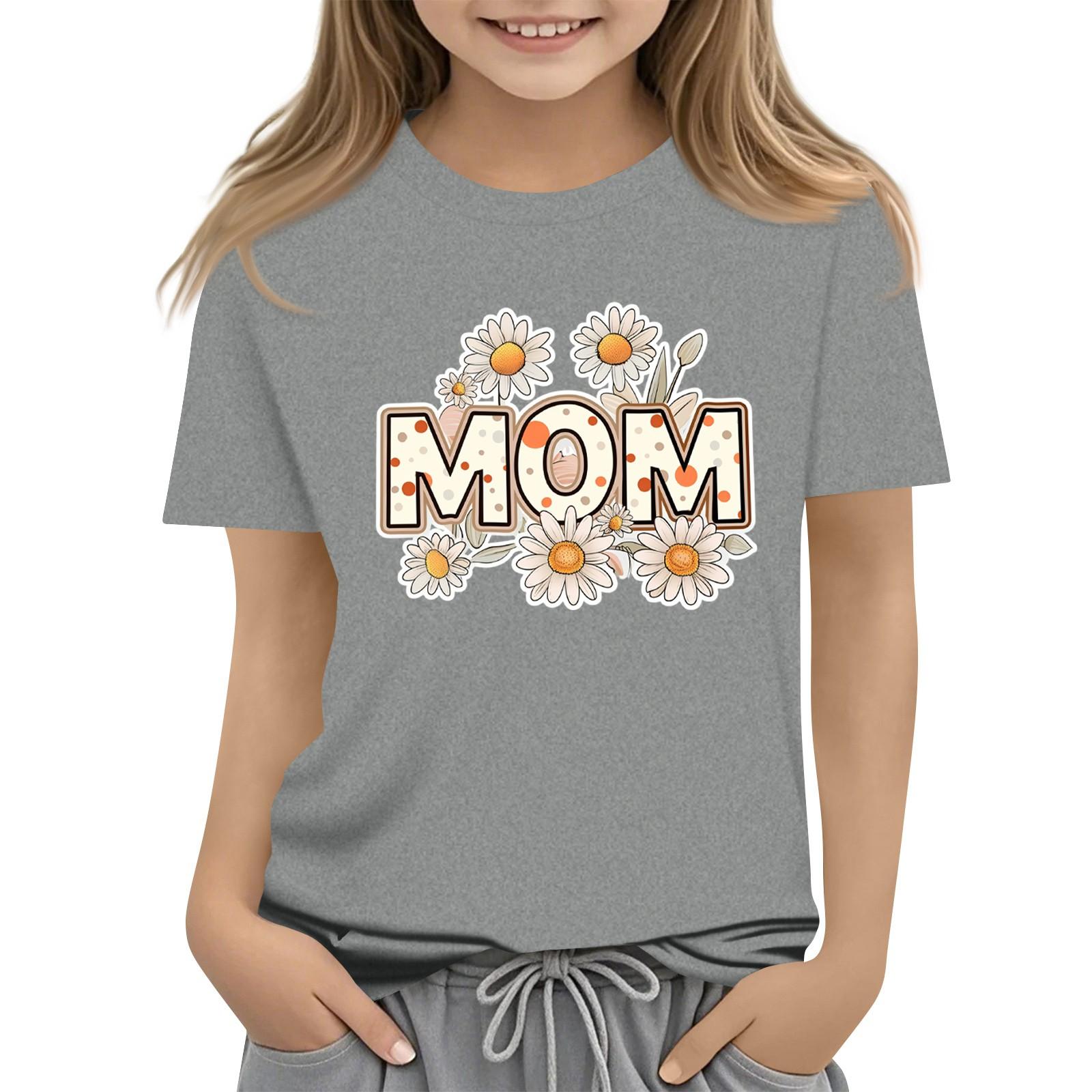 

Детская модная повседневная футболка с круглым вырезом и короткими рукавами 100