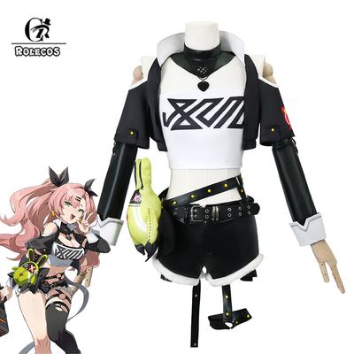 Gra Zenless Zone Zero Nicole Demara Kostium Cosplay Uroczy Mundurek Kostium Cosplay Halloween Strój na Imprezę Cosplay