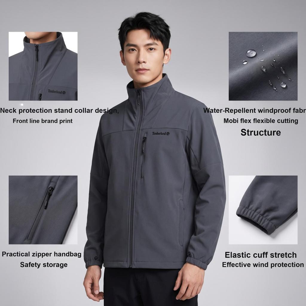 Water Resistant Windproof Soft Shell Jacket Men jackets A5SAE-W08