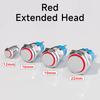 12mm 16mm 19mm 22mm metal push button switch on off power LED light Waterproof Extended circle 3v 6v 12v 24v 110v 220v ip65