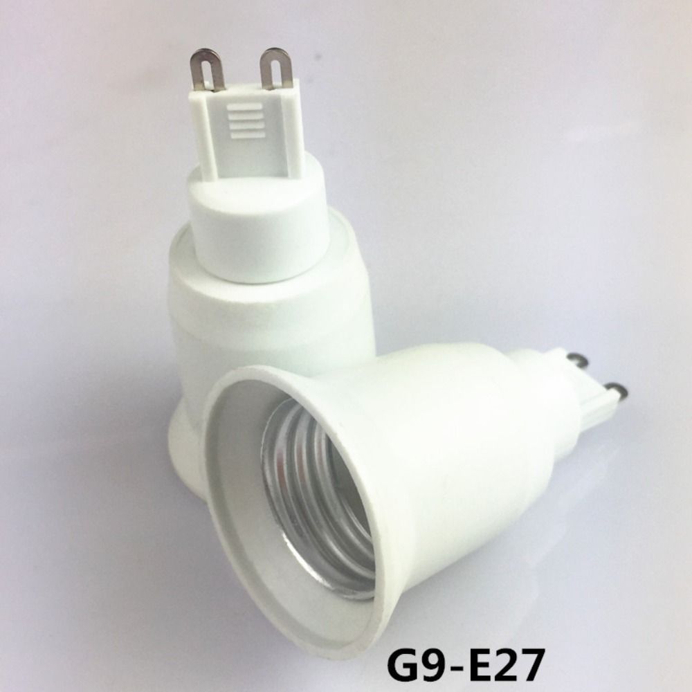 Metal Light Bulb Socket Adapter White Converter Accessories Light Holder  Home