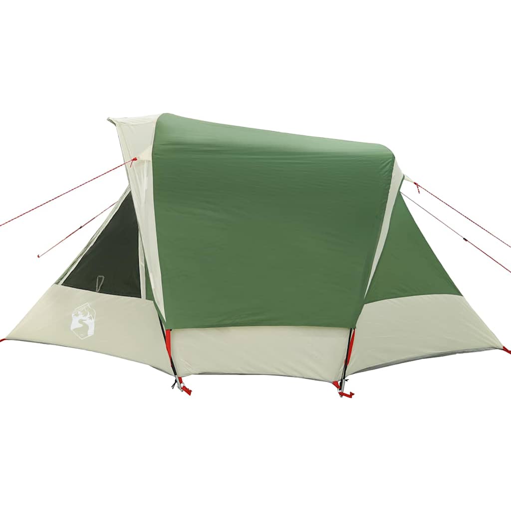 4 Person Camping Tent Green Waterproof