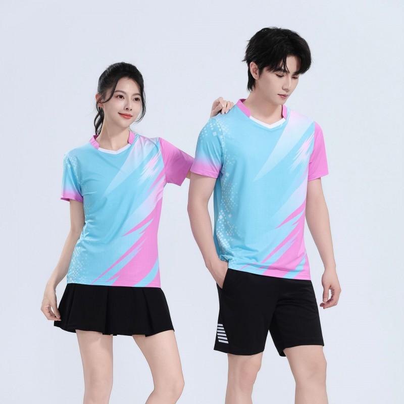Quick-Dry Badminton Sportswear Set Couples Breathable Performance Wear Lightweight Unisex Athletic Apparel